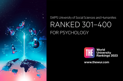 Our Psychology Program 3rd in Poland in Times Higher Education ranking