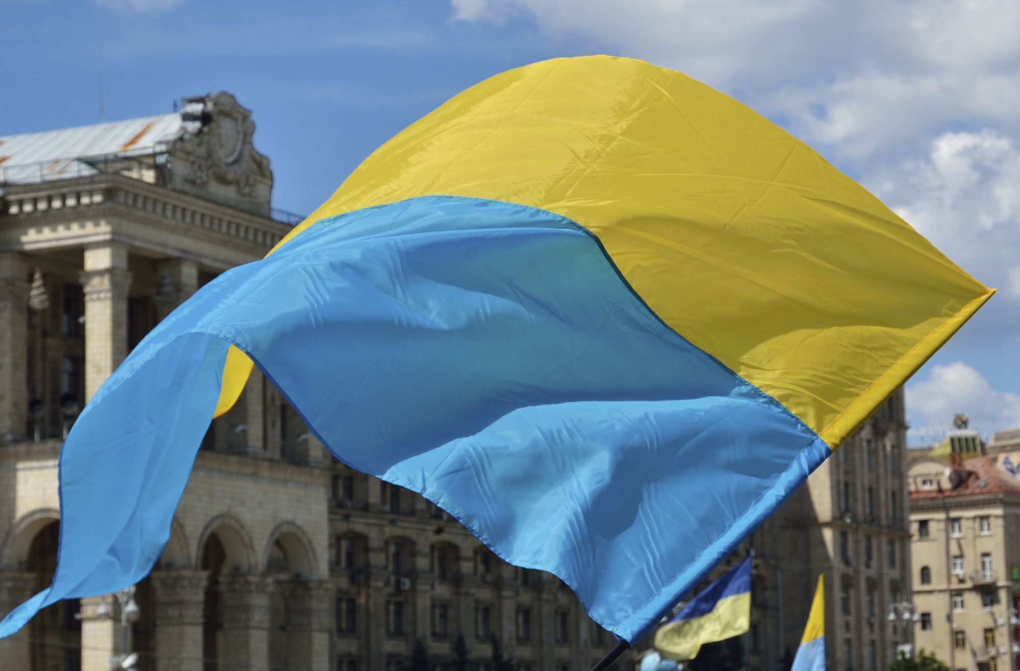 ukrainska flaga