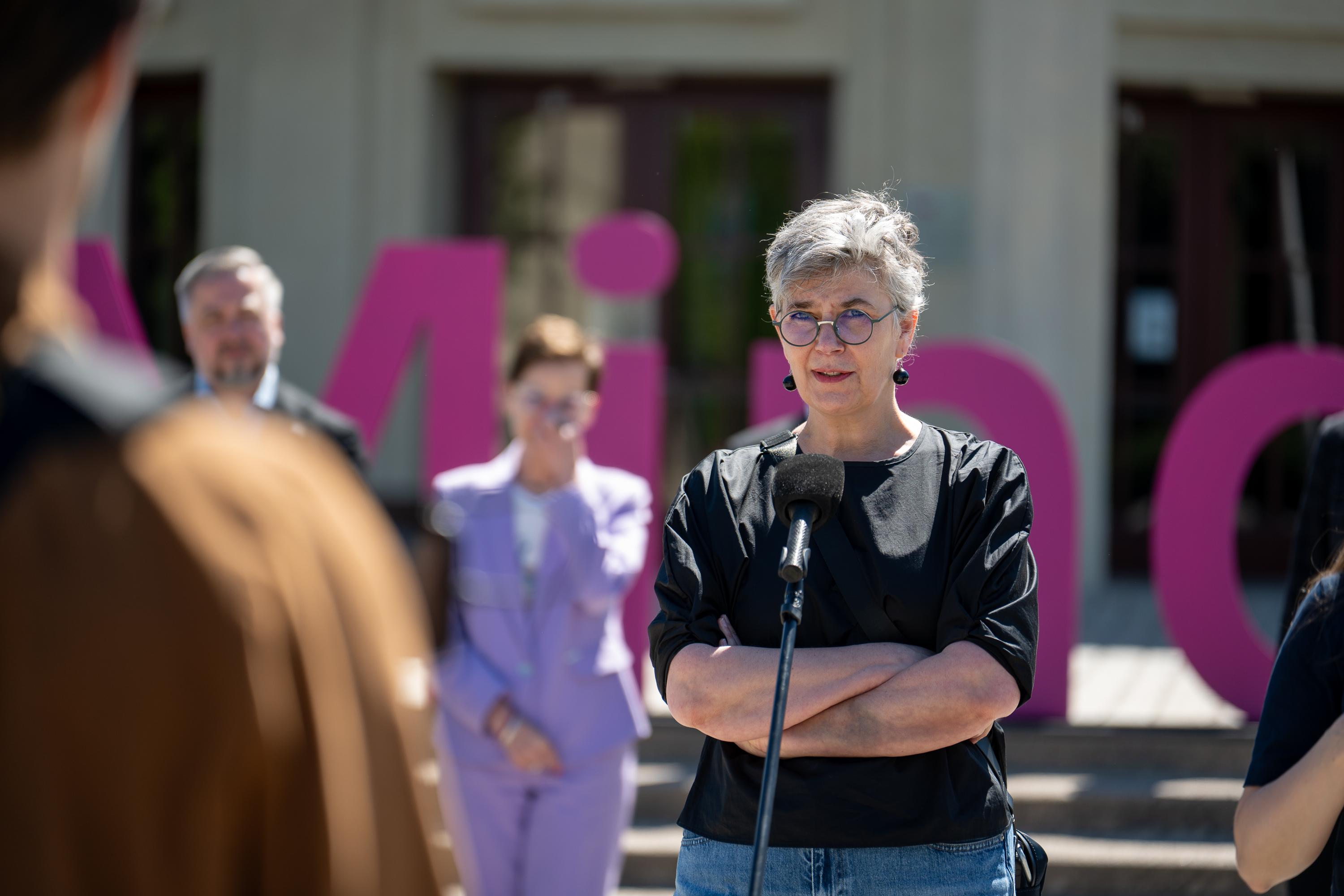  dr Agnieszka Jacobson-Cielecka, dziekan Wydziału Projektowania Uniwersytetu SWPS, kuratorka Festiwalu Re_Mind, fot. Grzegorz Rajter