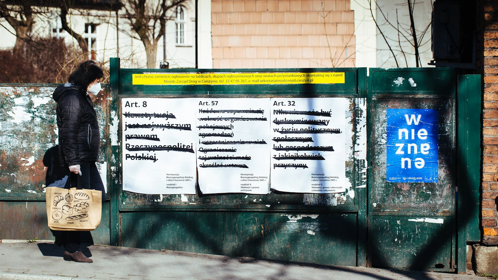 First things first: constitution – plakat T. Bierkowskiego
