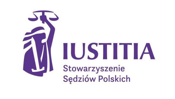 Logo: Iustitia. Stowarzyszenie Sędziów Polskich „Iustitia”