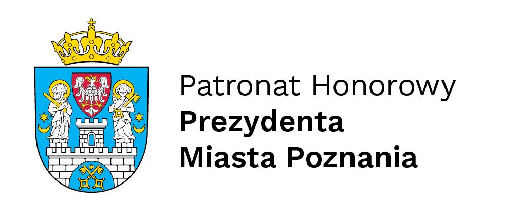 Logo Patronat Honorowy Prezydenta Miasta Poznania