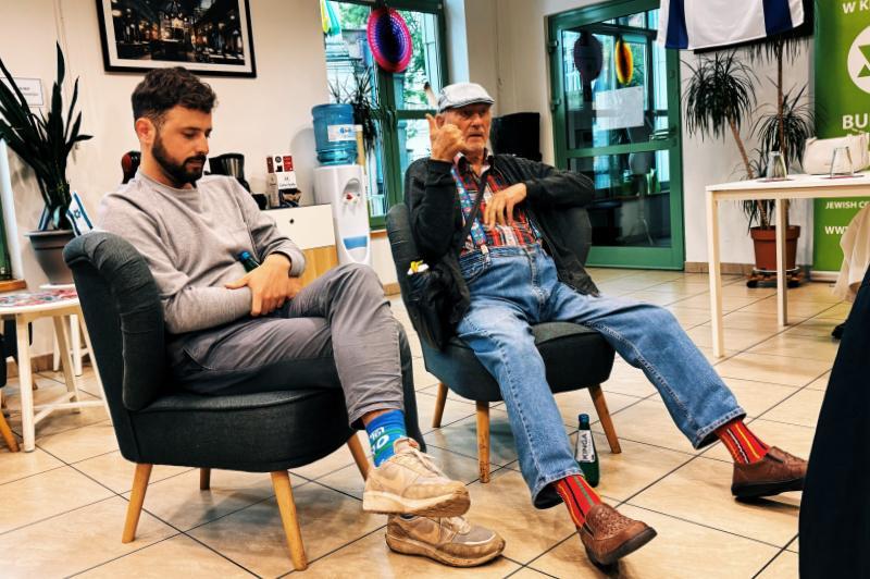 Bernard Offen ocalony z Zagłady w Centrum Kultury Żydowskiej w Krakowie