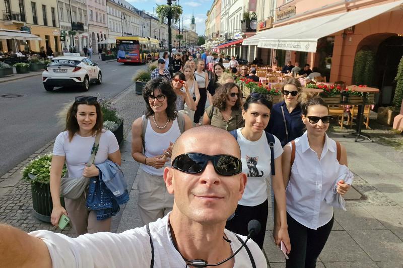 ERUA Staff Week 2025 — zwiedzanie Warszawy