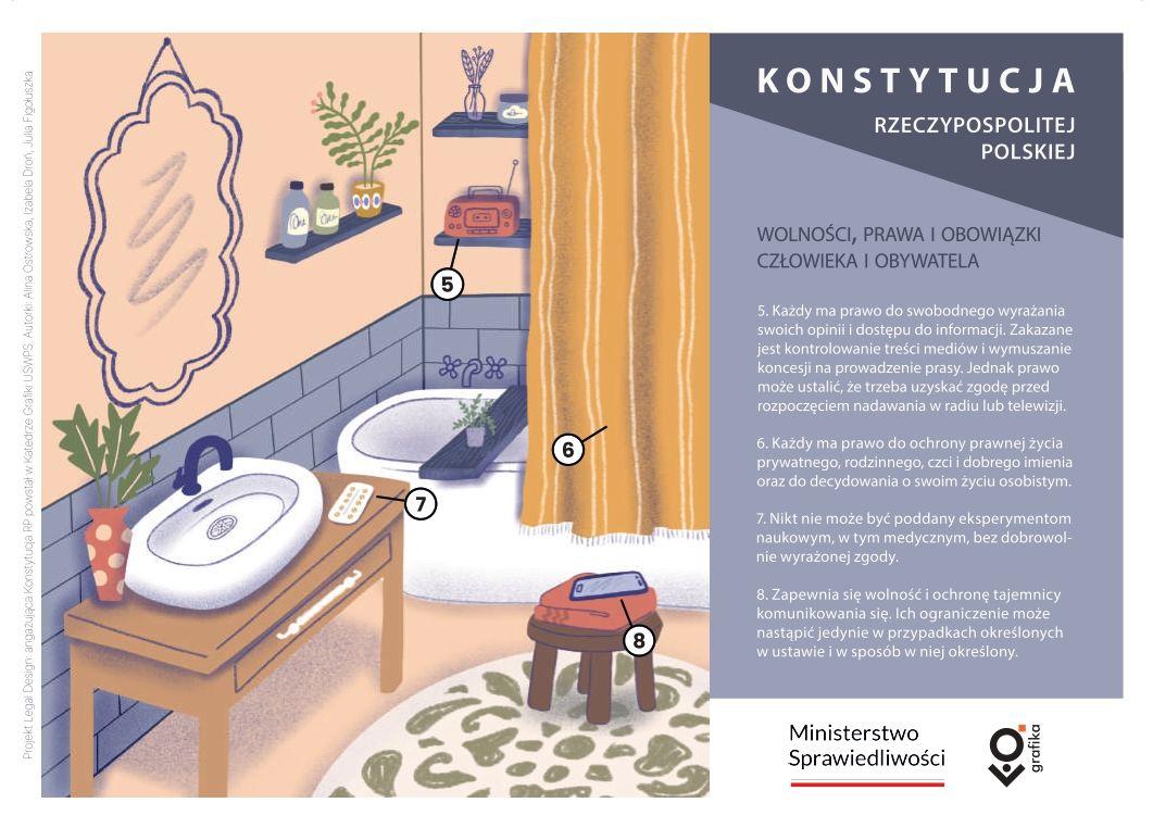 Jedna z pocztówek edukacyjnych edukacyjnych towarzyszących ekspozycji