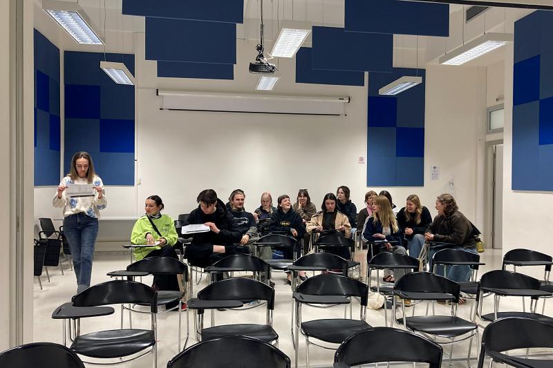 Studenci z USWPS i UAEGEAN podczas warsztatów na wyspie Rodos