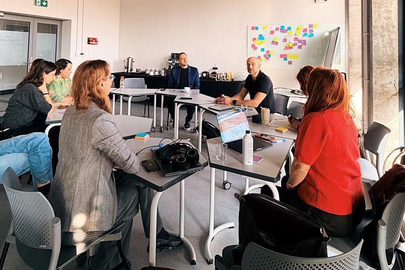 Międzynarodowi eksperci podczas pracy nad nowym programem studiów Green mundus na USWPS w Katowicach