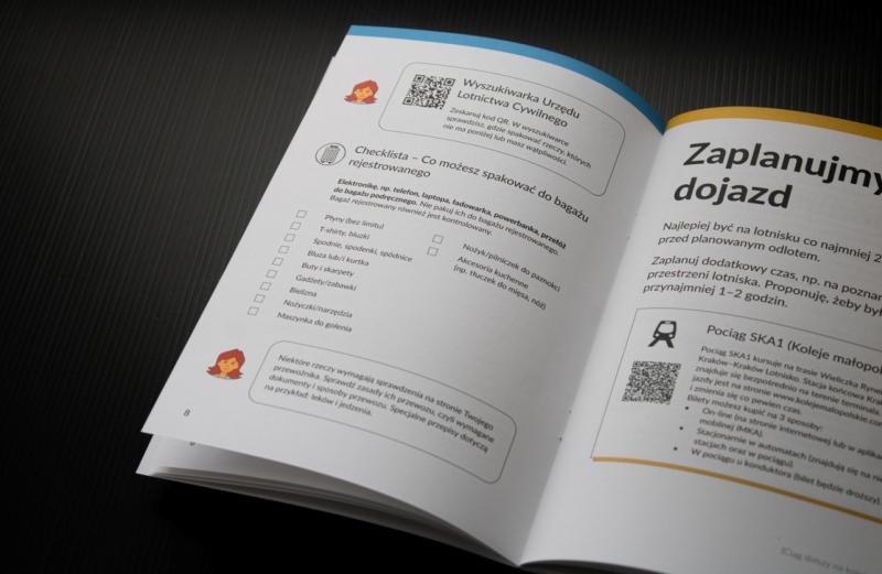 Publikacja dla osób neuroróżnorodnych zaprojektowana przez studentkę Uniwersytetu SWPS