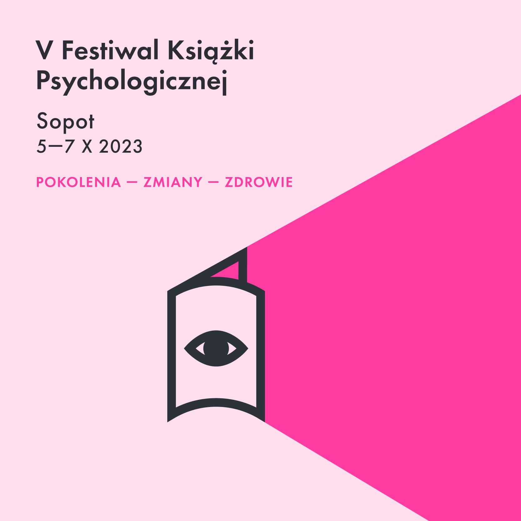 Plakat V Festiwal Książki Psychologicznej