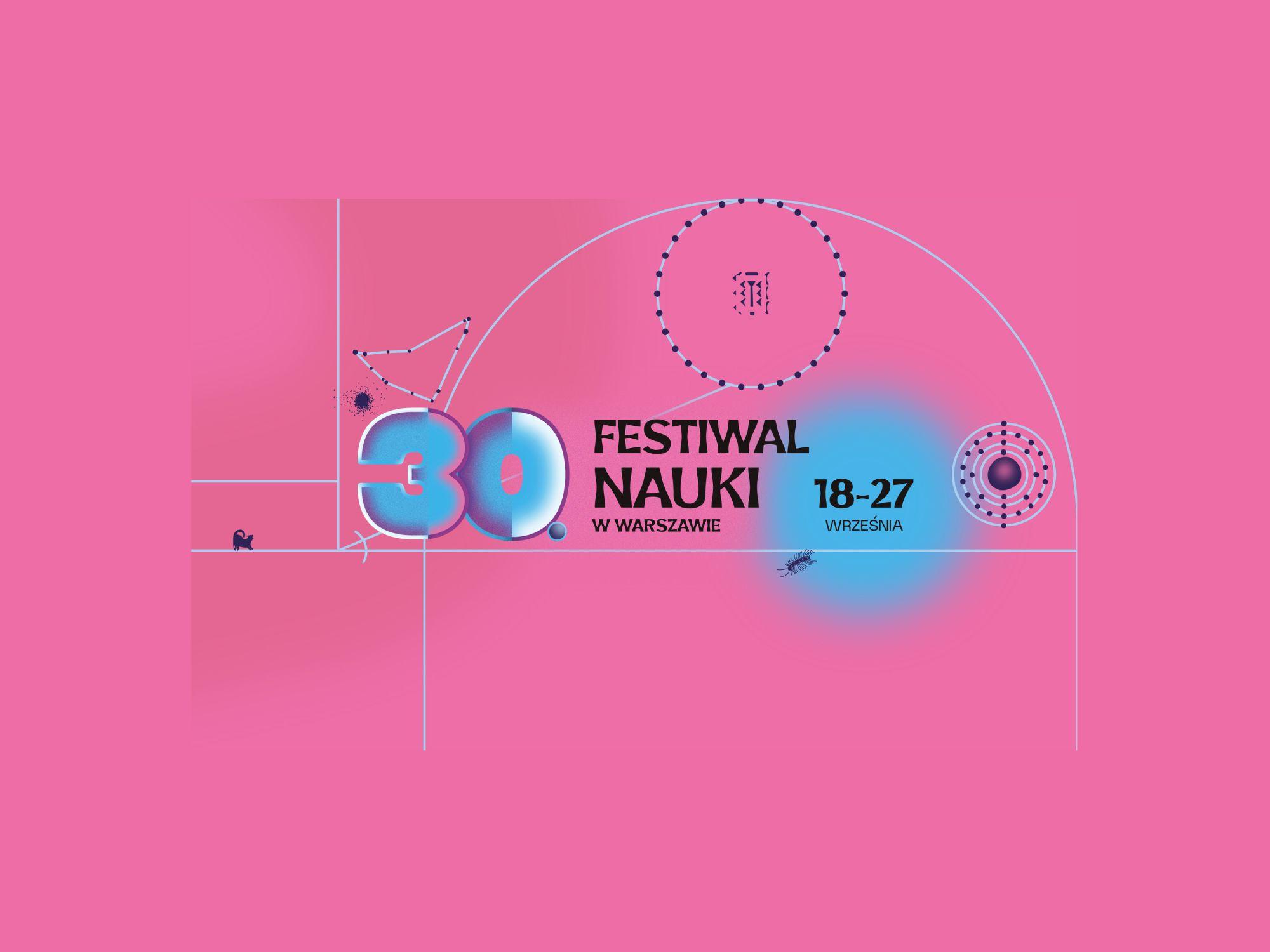 30. Festiwal Nauki w Warszawie – logotyp i data